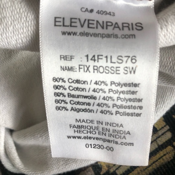 Kate Moss Rare Eleven Paris sweatshirt size small - Picture 5 of 7